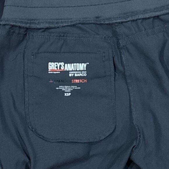 Grey's Anatomy by Barco Spandex STRETCH Eden Cargo Jogger Scrub Pants Black XSP - Picture 5 of 7